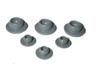 Serum stoppers and plugs